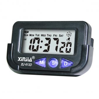 Custom Black LCD Digital Alarm Desktop Clock,Black LCD Digital
